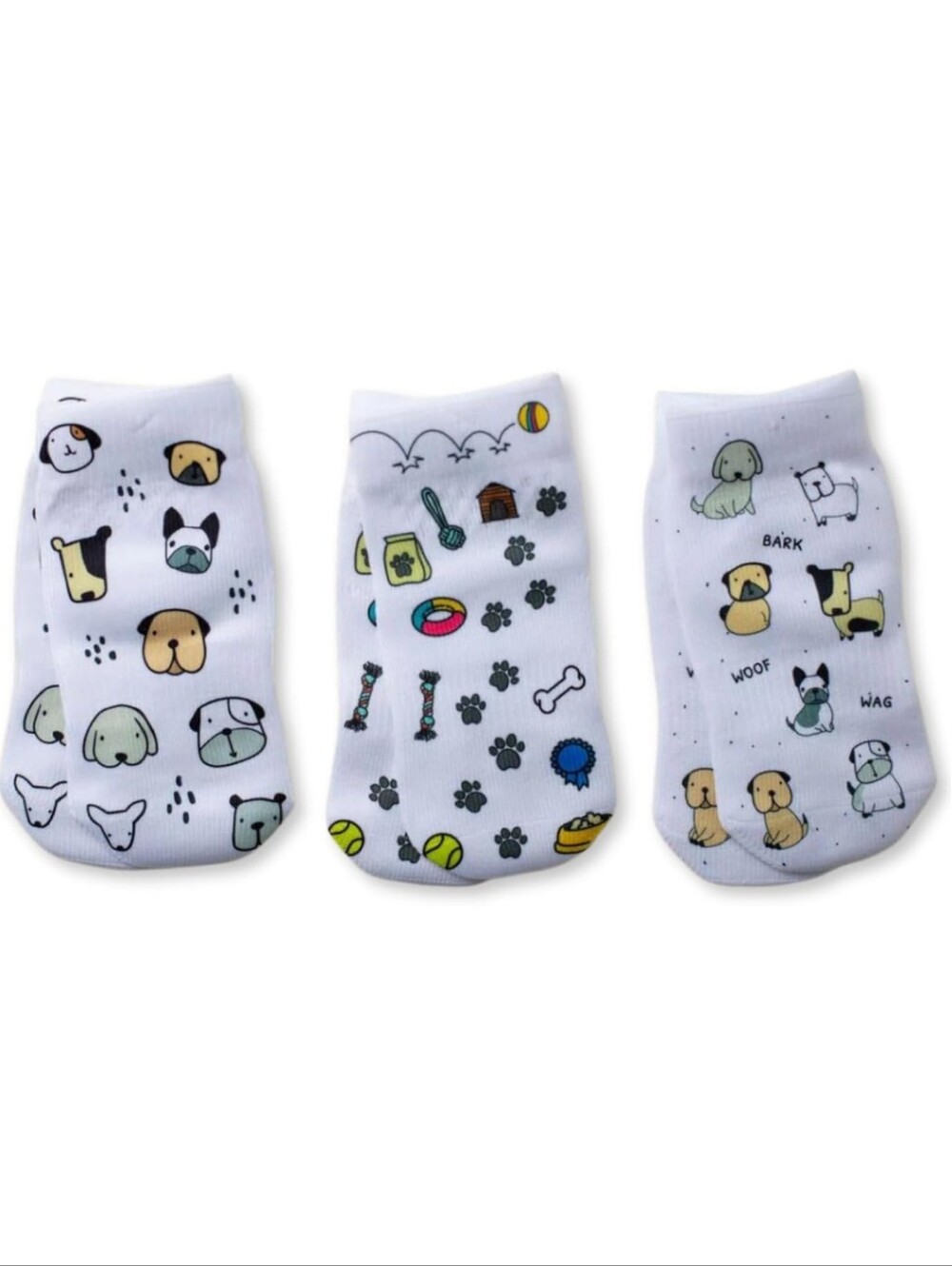 NWT Squid Socks Baby Stay-On Socks in Woof, 0-6 Months